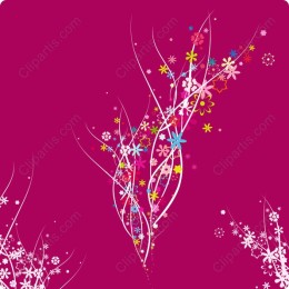 Whimsical Floral Burst