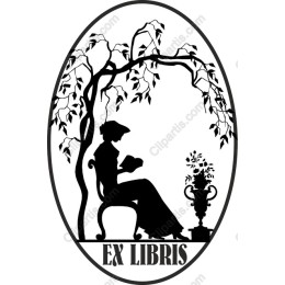 Elegant Ex Libris - Reader