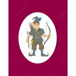 Archer Elf - Whimsical Illustrative