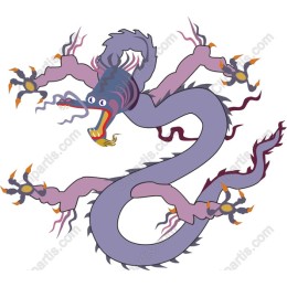 Mythical Multi-Headed Dragon