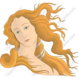 Elegant Woman - Flowing Hair