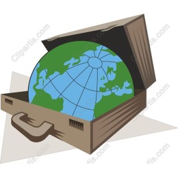 Suitcase Globe