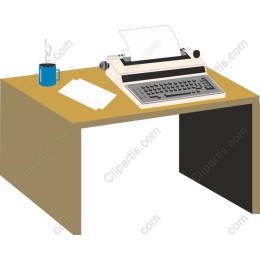 Vintage Typewriter Desk