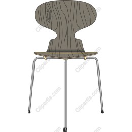 Modern Minimalist Wood Grain Chair