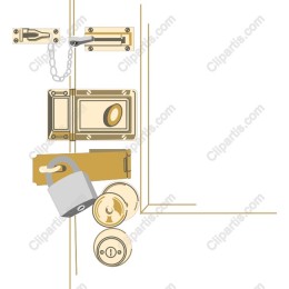Vintage Door Lock