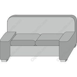 Modern Two-Seater Sofa