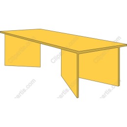 Vibrant Yellow Table
