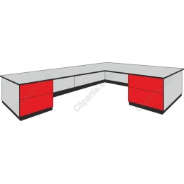 Modern L-Shaped Desk