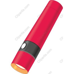 Modern Red Flashlight