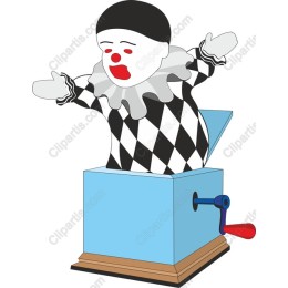 Clown Jack-in-the-Box
