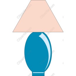 Elegant Blue Lamp
