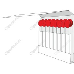 Red Lollipop Display