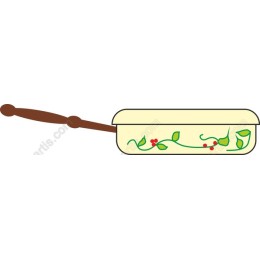 Classic Floral Frying Pan