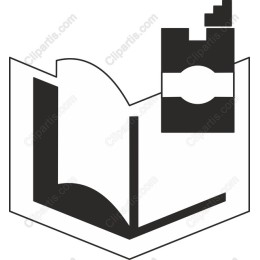 Open Book with Bookmark