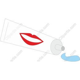 Vibrant Smiling Toothpaste Tube