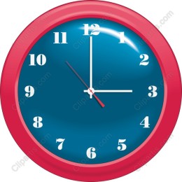Vibrant Round Wall Clock