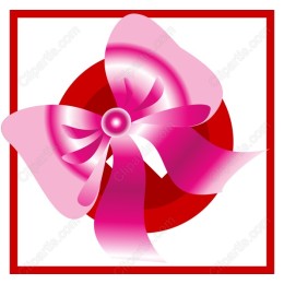 Elegant Pink Ribbon
