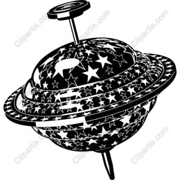 Whimsical Starry Planet