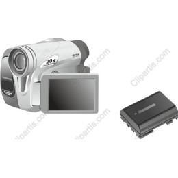 Modern Camcorder with Battery