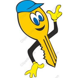 Playful Cartoon Key