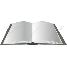 Elegant Open Book