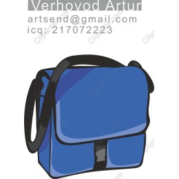 Stylish Blue Messenger Bag