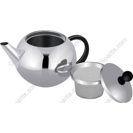 Elegant Silver Kettle