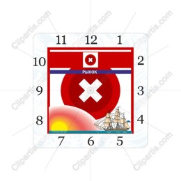 North Korean Market Clock
