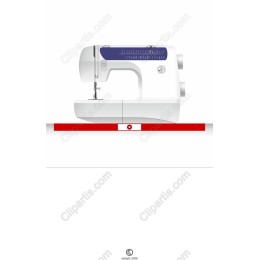 Sleek Sewing Machine