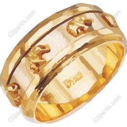 Luxurious Golden Ring