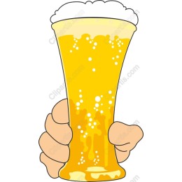 Frothy Beer Glass