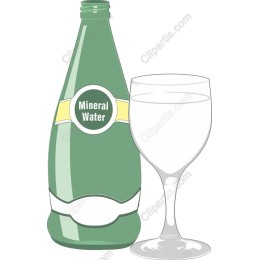 Modern Mineral Water Bottle