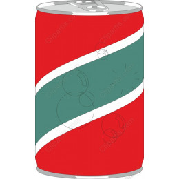 Vibrant Fizzy Drink Can