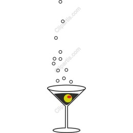 Stylish Martini Glass