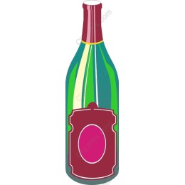 Elegant Wine Bottle
