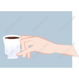 Hand Holding Coffee Cup