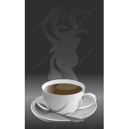 Steaming Coffee Cup