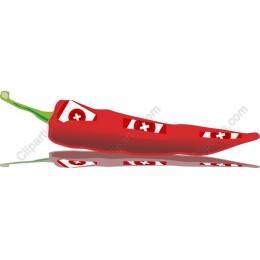 Chili Pepper with Creative Emblems