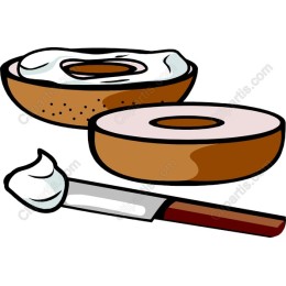 Delightful Bagel and Cream Cheese