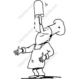 Cheerful Chef Balancing Pot