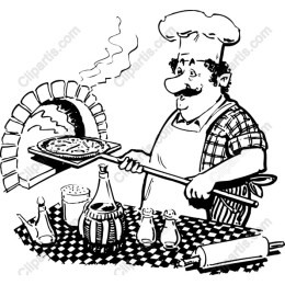 Cheerful Pizza Chef