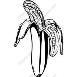 Whimsical Hand-Drawn Banana