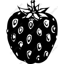 Delicious Black & White Strawberry