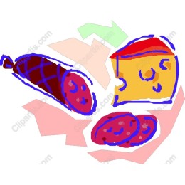 Whimsical Cheese and Salami
