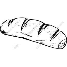 Hand-Drawn Rustic Bread