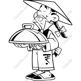 Cheerful Asian Chef