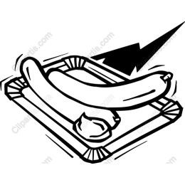 Playful Sausage on Tray