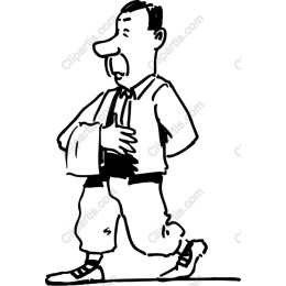 Cartoon Man Walking