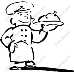 Chef with Platter