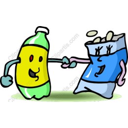 Friendly Soda and Snack Duo